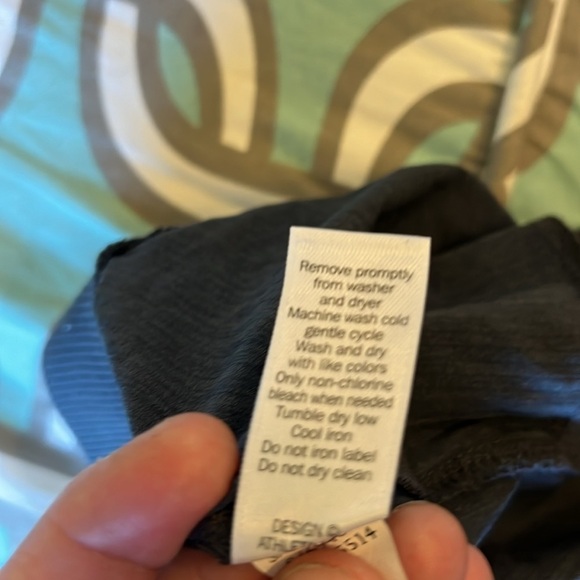 Athleta Athleisure Dark Grey Pull On Draw Cord Pant Wide Leg Sz 14P Active - Picture 14 of 15